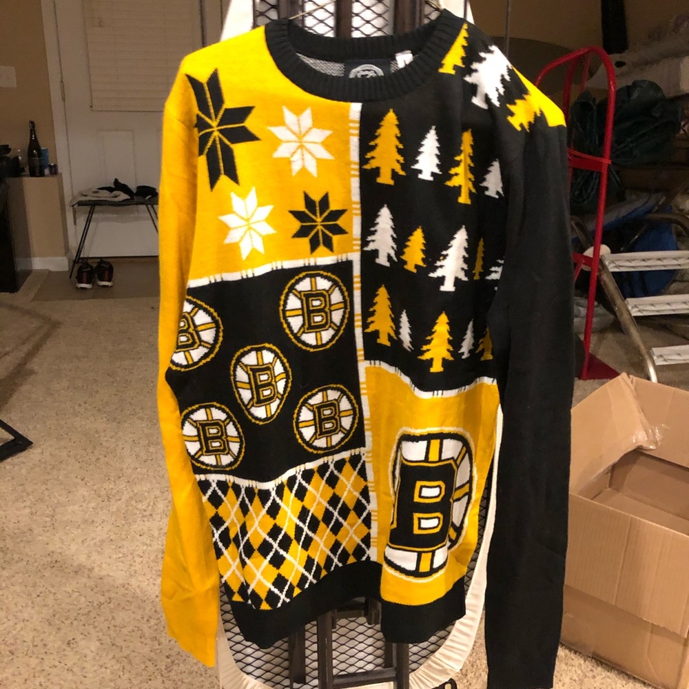 bruins holiday sweater